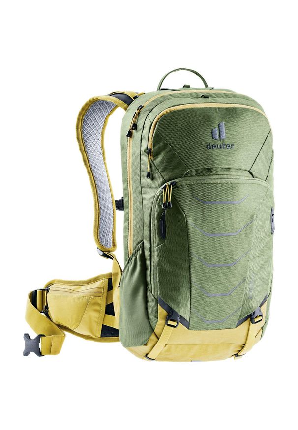 Plecak rowerowy Deuter Attack 16 khaki-turmeric. Kolor: zielony