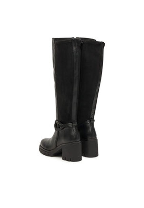 Hispanitas Kozaki HI254332 Czarny. Kolor: czarny. Materiał: skóra