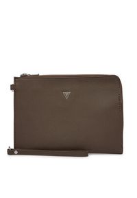 Guess Saszetka PMBASA P5235 Brązowy. Kolor: brązowy. Materiał: skóra #3