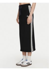 Adidas - adidas Spódnica midi KS9373 Czarny Slim Fit. Kolor: czarny. Materiał: wiskoza #1