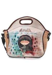 Beżowa Torebka Na Lunch Anekke. Kolor: beżowy. Rodzaj torebki: na ramię #1