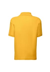 FRUIT OF THE LOOM - Koszulka Polo Dla Dzieci 65/35. Typ kołnierza: polo. Kolor: żółty, pomarańczowy, wielokolorowy
