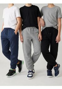Sinsay - Spodnie dresowe jogger 3 pack - wielobarwny. Materiał: dresówka #1