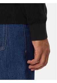 Lacoste Sweter AH5187 Czarny Regular Fit. Kolor: czarny. Materiał: bawełna #3