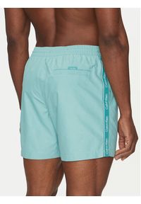Calvin Klein Swimwear Szorty kąpielowe KM0KM01109 Błękitny Regular Fit. Kolor: niebieski. Materiał: syntetyk #7