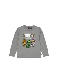 Koszulka z Długim Rękawem Dziecięca LEGO NINJAGO Tano 203 Szara. Kolor: szary. Długość rękawa: długi rękaw. Długość: długie #1