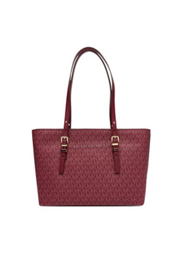 MICHAEL Michael Kors Torebka Quinn 30T5GQNT2V Bordowy. Kolor: czerwony. Materiał: skórzane