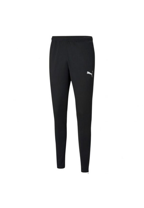 Puma - Męskie Treningowe Spodnie Do Biegania TeamRise Poly. Kolor: czarny. Materiał: dresówka