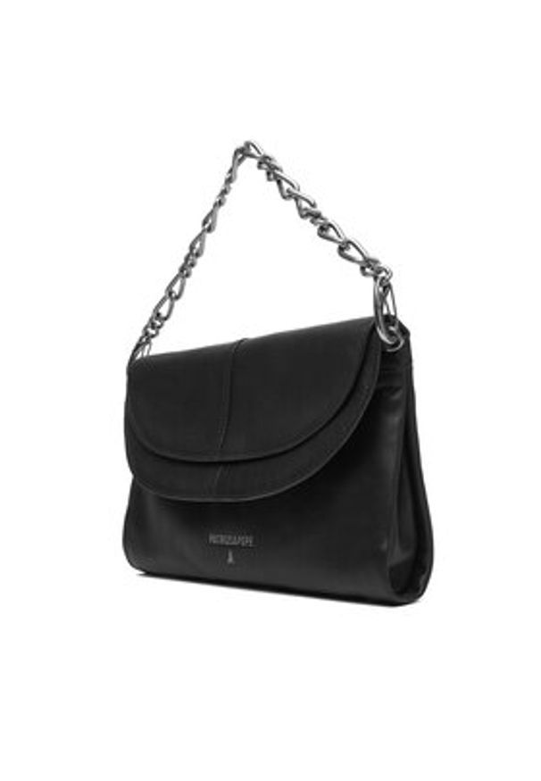 Patrizia Pepe Torebka 2B0152/L162-K103 Czarny. Kolor: czarny. Materiał: skórzane