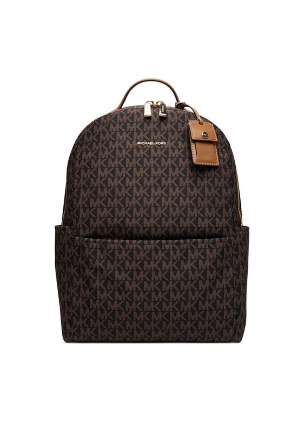 MICHAEL Michael Kors Plecak Sable 30T5G3XB3O Brązowy. Kolor: brązowy. Materiał: skóra