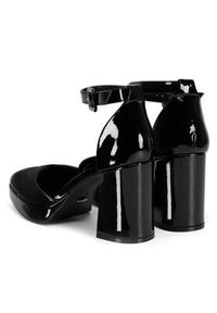 DeeZee Czółenka LH24039-1 Czarny. Kolor: czarny. Materiał: materiał, syntetyk #7