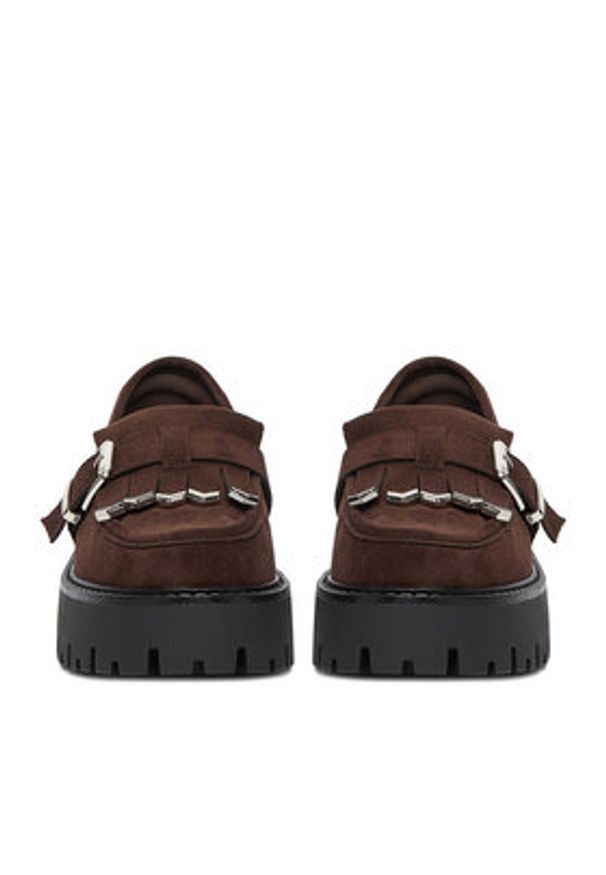 DeeZee Loafersy CEO-HY6688001-1 Brązowy. Kolor: brązowy. Materiał: materiał