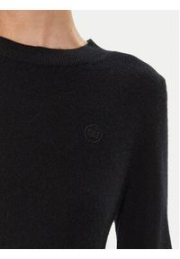 TOMMY HILFIGER - Tommy Hilfiger Sweter WW0WW43202 Czarny Regular Fit. Kolor: czarny. Materiał: kaszmir #4