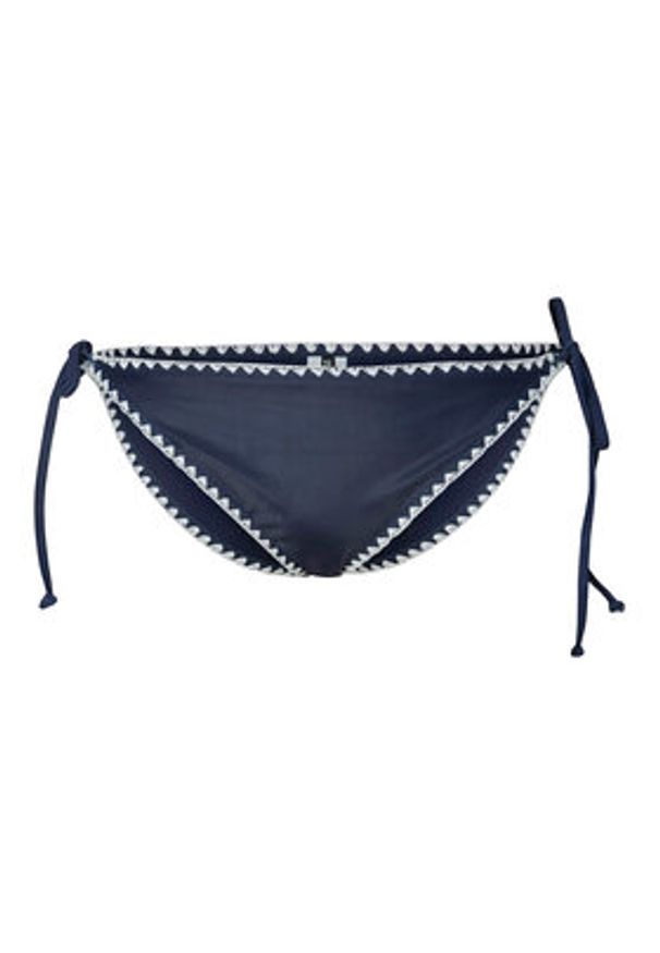 Pieces Dół od bikini Luva 17156771 Granatowy. Kolor: niebieski. Materiał: syntetyk