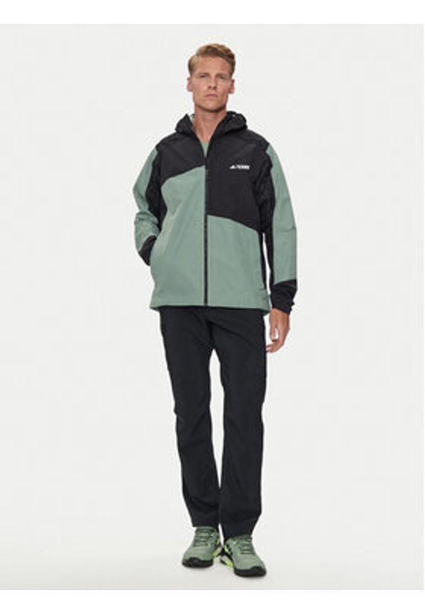 Adidas - adidas Kurtka outdoor TERREX Xperior Hybrid IP1419 Zielony Slim Fit. Kolor: zielony. Materiał: syntetyk. Sport: outdoor