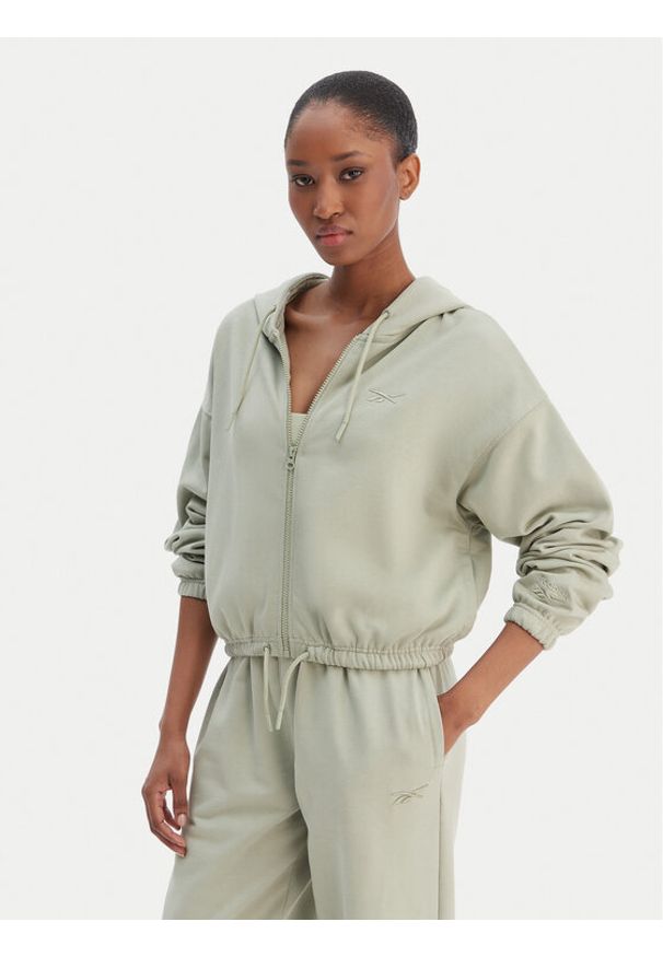 Reebok Bluza Reebok x Ewa Chodakowska RK25620CCW Zielony Regular Fit. Kolor: zielony. Materiał: bawełna