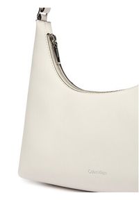 Calvin Klein Torebka Foil Logo Conv Shou?Lder Bag LV04F3272G Biały. Kolor: biały. Materiał: skórzane #6