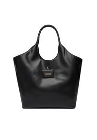 Love Moschino - LOVE MOSCHINO Torebka JC4392PP0NKN0000 Czarny. Kolor: czarny. Materiał: skórzane