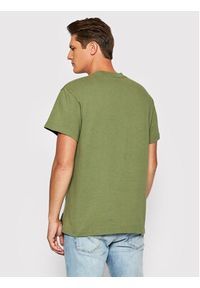 Deus Ex Machina T-Shirt Plain Millitary DMW2011241 Zielony Boxy Fit. Kolor: zielony. Materiał: bawełna #5