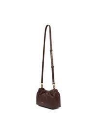 TOMMY HILFIGER - Tommy Hilfiger Torebka Soft Leather Mini Crossover AW0AW18306 Brązowy. Kolor: brązowy. Materiał: skórzane #4