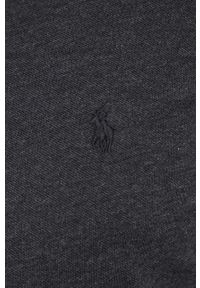 Polo Ralph Lauren koszula bawełniana męska kolor szary regular z kołnierzykiem button-down. Typ kołnierza: button down, polo. Kolor: szary. Materiał: bawełna. Długość rękawa: długi rękaw. Długość: długie. Wzór: gładki #4