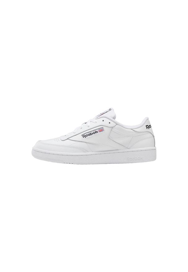 Buty do chodzenia męskie Reebok 100009940. Okazja: na co dzień. Kolor: biały. Materiał: skóra, syntetyk, tkanina, materiał. Szerokość cholewki: normalna. Sport: turystyka piesza