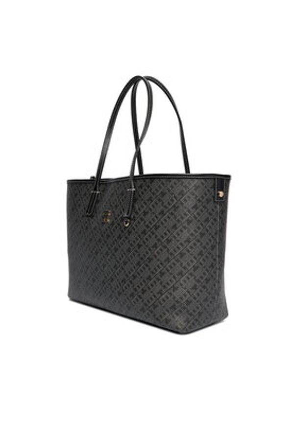 TOMMY HILFIGER - Tommy Hilfiger Torebka Th Monoplay AW0AW17696 Czarny. Kolor: czarny. Materiał: skórzane