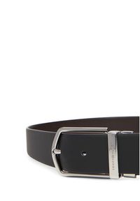 TOMMY HILFIGER - Tommy Hilfiger Pasek Męski Th Business Lux Rev AM0AM13762 Czarny. Kolor: czarny. Materiał: skóra #2