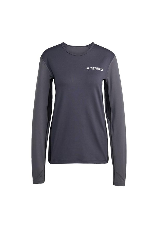Adidas - Koszulka z długim rękawem Multi Synthetic Base Layer. Kolor: szary. Długość rękawa: długi rękaw. Technologia: ClimaCool (Adidas). Długość: długie. Sport: turystyka piesza
