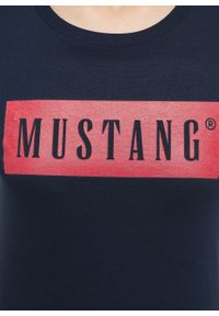 Mustang - 2PAK MUSTANG STYLE ALEX C / ALINA C LOGO TEE MĘSKI/DAMSKI T-SHIRT KOSZULKA NADRUK LOGO BLUE NIGHTS 1013223 4085. Okazja: na co dzień. Materiał: bawełna, jeans. Wzór: nadruk. Styl: sportowy, casual, elegancki, klasyczny #5