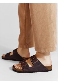 Birkenstock Klapki Arizona Bs 0452763 Brązowy. Kolor: brązowy. Materiał: skóra, nubuk #5