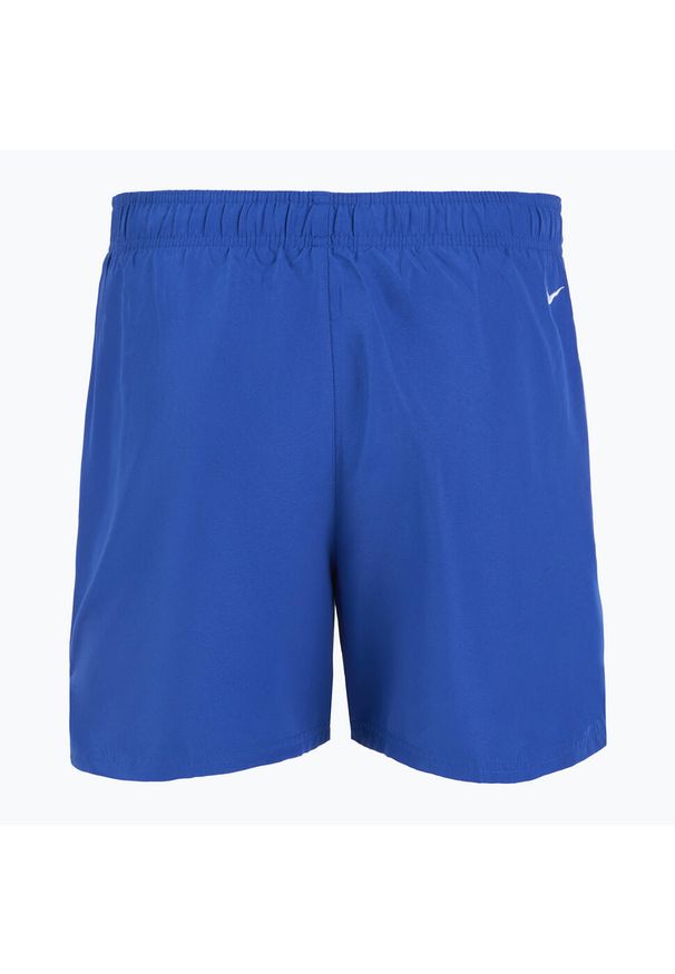 Szorty kąpielowe męskie Nike Logo Solid 5" Volley. Kolor: niebieski