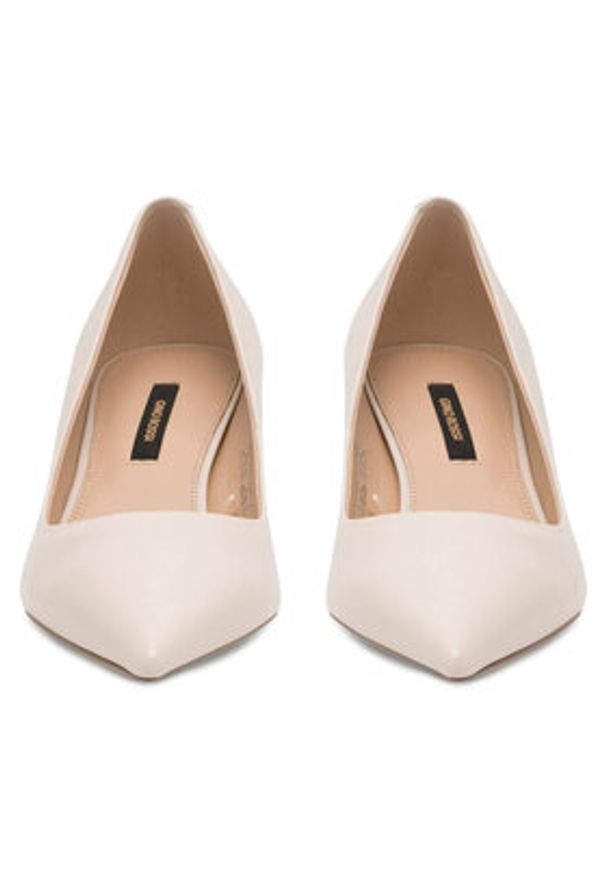 Gino Rossi - GINO ROSSI Czółenka ZOFIA-V1681-21-2 Écru. Kolor: kremowy. Materiał: skóra. Obcas: na szpilce