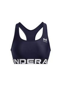 Biustonosz dla kobiet Under Armour HeatGear®. Kolor: biały, niebieski, wielokolorowy. Sport: kolarstwo, fitness #1