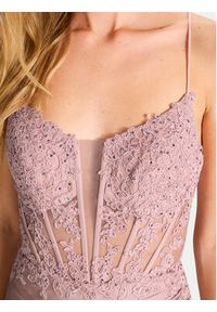 Hey Kyla Sukienka wieczorowa 5AI058HK Różowy Regular Fit. Kolor: różowy. Materiał: syntetyk. Styl: wizytowy #4