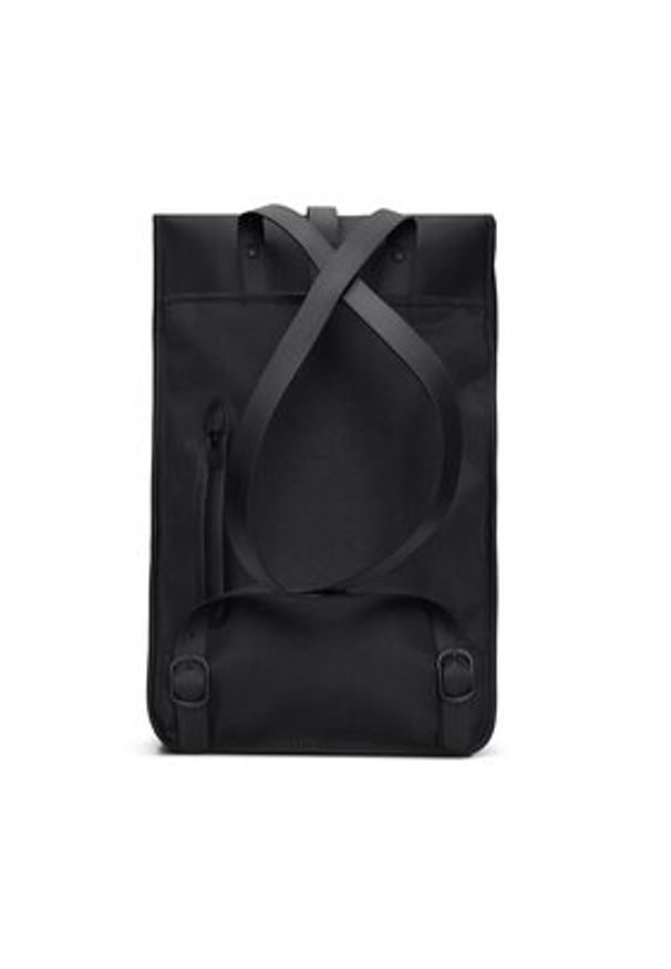Rains Plecak Backpack W3 13000 Czarny. Kolor: czarny. Materiał: materiał