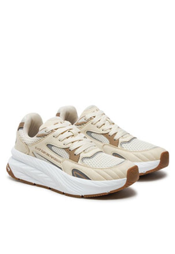EA7 Emporio Armani Sneakersy X8X178 XK382 U308 Beżowy. Kolor: beżowy. Materiał: materiał