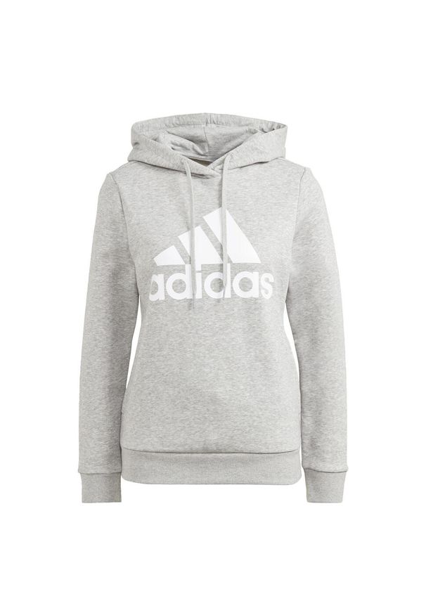 Adidas - Bluza z Kapturem Loungewear Essentials Logo Rozmiar XL Szary - GL0719. Typ kołnierza: kaptur. Kolor: biały, szary, wielokolorowy. Materiał: bawełna, włókno. Sport: fitness