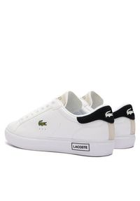 Lacoste Sneakersy Powercourt Logo 747SMA0082 Biały. Kolor: biały