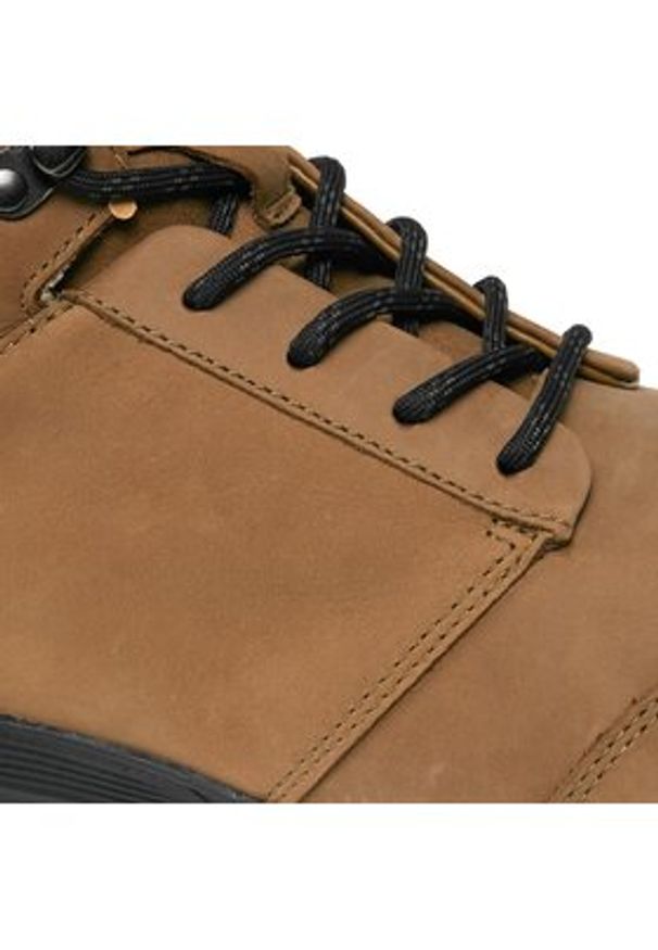 Clarks Trapery Atl Trek Up Wp 261735507 Beżowy. Kolor: beżowy. Materiał: skóra, nubuk