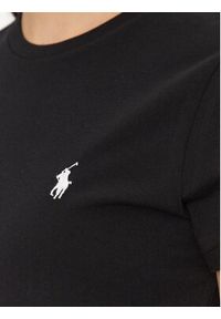 Polo Ralph Lauren T-Shirt 211898698007 Czarny Regular Fit. Typ kołnierza: polo. Kolor: czarny. Materiał: bawełna #4