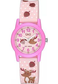 QQ Zegarek dla dzieci QQ V22A-015V różowy pasek. Kolor: różowy