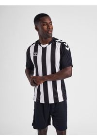Jersey Hummel hmlCORE XK STRIPED. Kolor: biały, wielokolorowy, czarny. Materiał: jersey. Sport: fitness