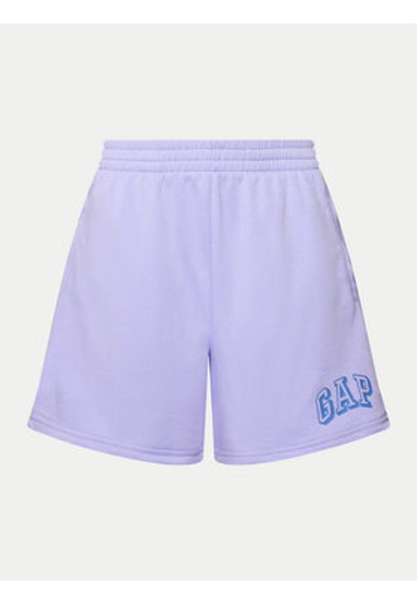 GAP - Gap Szorty sportowe 885590-00 Fioletowy Relaxed Fit. Kolor: fioletowy. Materiał: bawełna