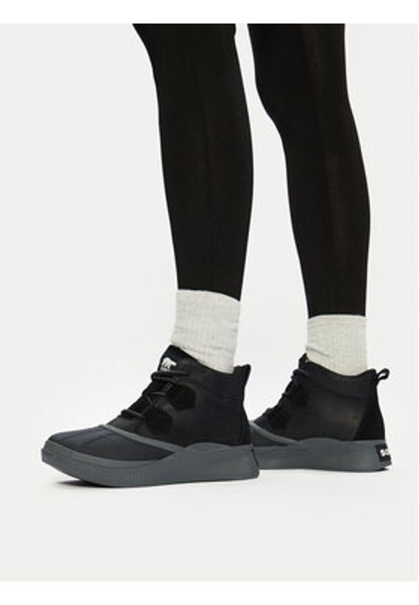 sorel - Sorel Trzewiki Out N About™ IV Classic Wp 2088161010 Czarny. Kolor: czarny. Materiał: nubuk, skóra