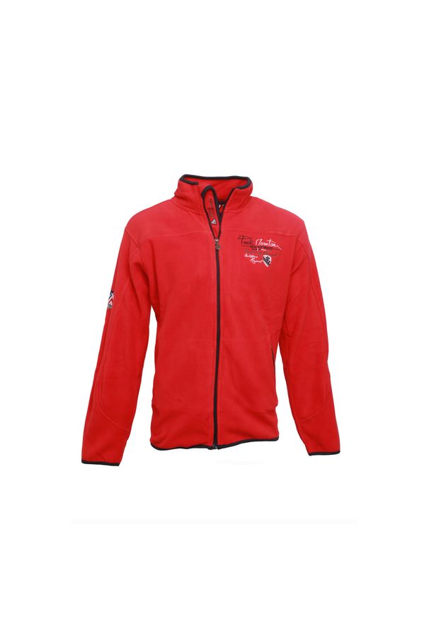 PEAK MOUNTAIN - Kurtka polarowa Peak Mountain Conac. Kolor: czerwony. Materiał: polar. Sezon: zima. Sport: narciarstwo