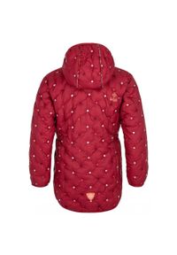 Kurtka dziewczęca Kilpi Damia. Kolor: czerwony. Materiał: nylon. Sport: turystyka piesza #2