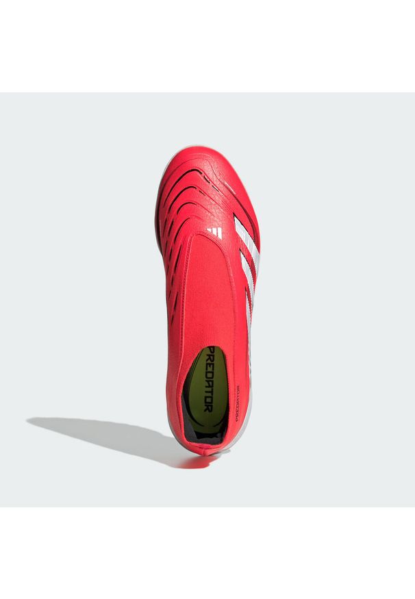 Adidas - Buty Predator League Laceless TF. Kolor: biały, czerwony, wielokolorowy, czarny. Materiał: materiał