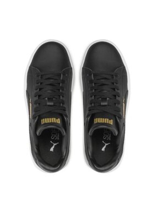 Puma Sneakersy Smash Platform V3 Sleek 389401 02 Czarny. Kolor: czarny. Materiał: skóra. Obcas: na platformie