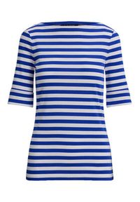 Lauren Ralph Lauren - LAUREN RALPH LAUREN Bluzka 200P03750002 Niebieski Slim Fit. Kolor: niebieski. Materiał: bawełna #2